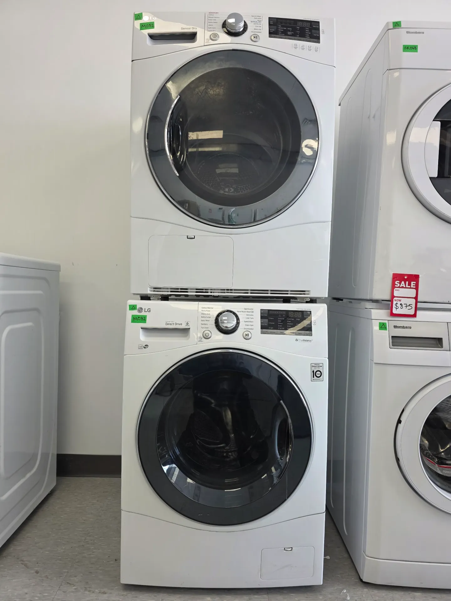 LG 24" Front Load Washer and Ventles Dryer Set
