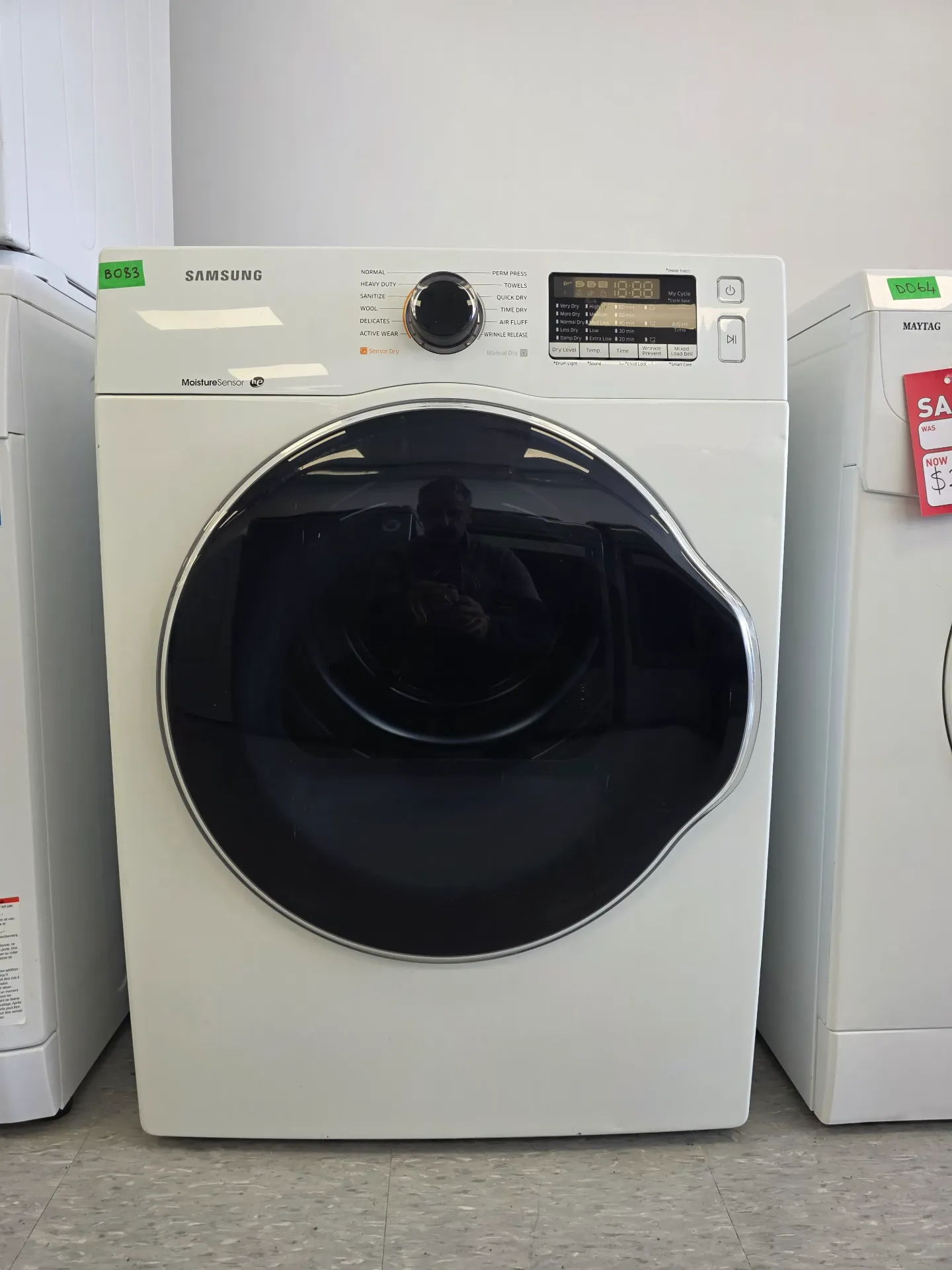 Samsung 24" Front Load Dryer-DV22K6800EWI