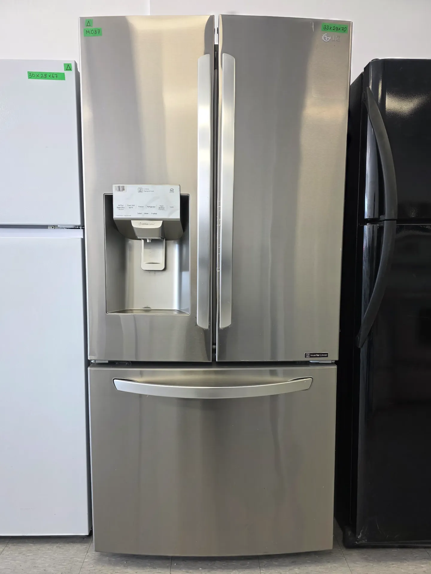 [M087] LG 33" French Door Fridge-LRFXS2503S