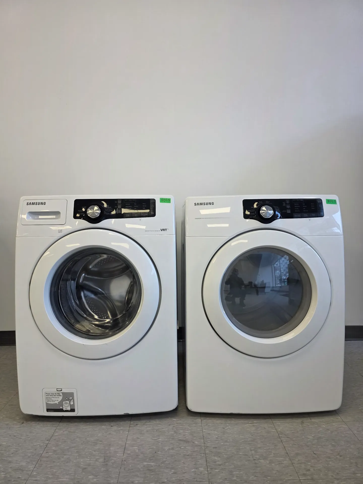 Samsung 27" Front Load Washer/Dryer Set
