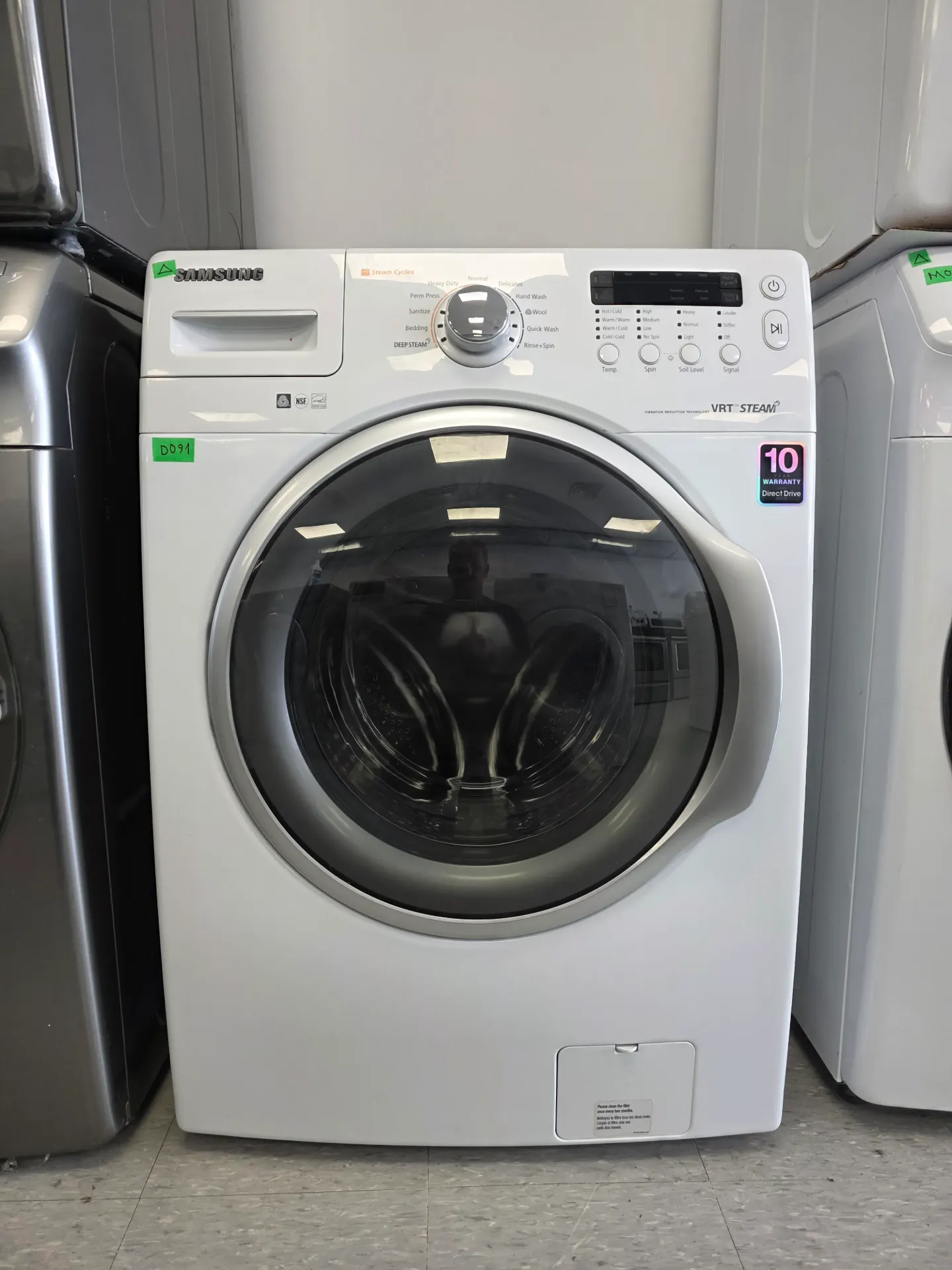 Samsung 27" Front Load Washer-WF331ANW/XAA