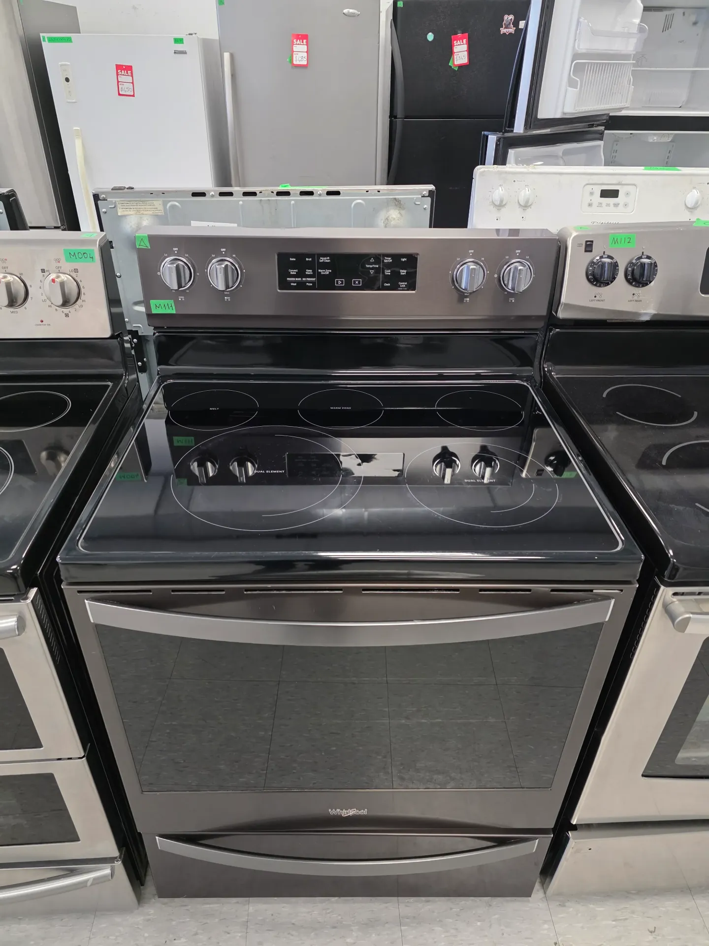 Whirlpool 30" Glass Top Range-YWFE776H0HV0