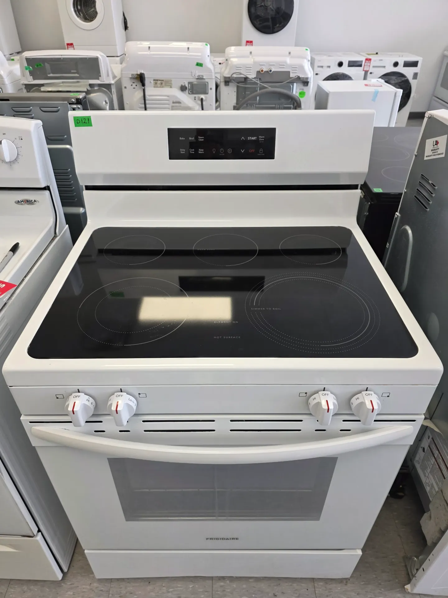 Frigidaire 30" Glass Top Range-FCRE306CAWA