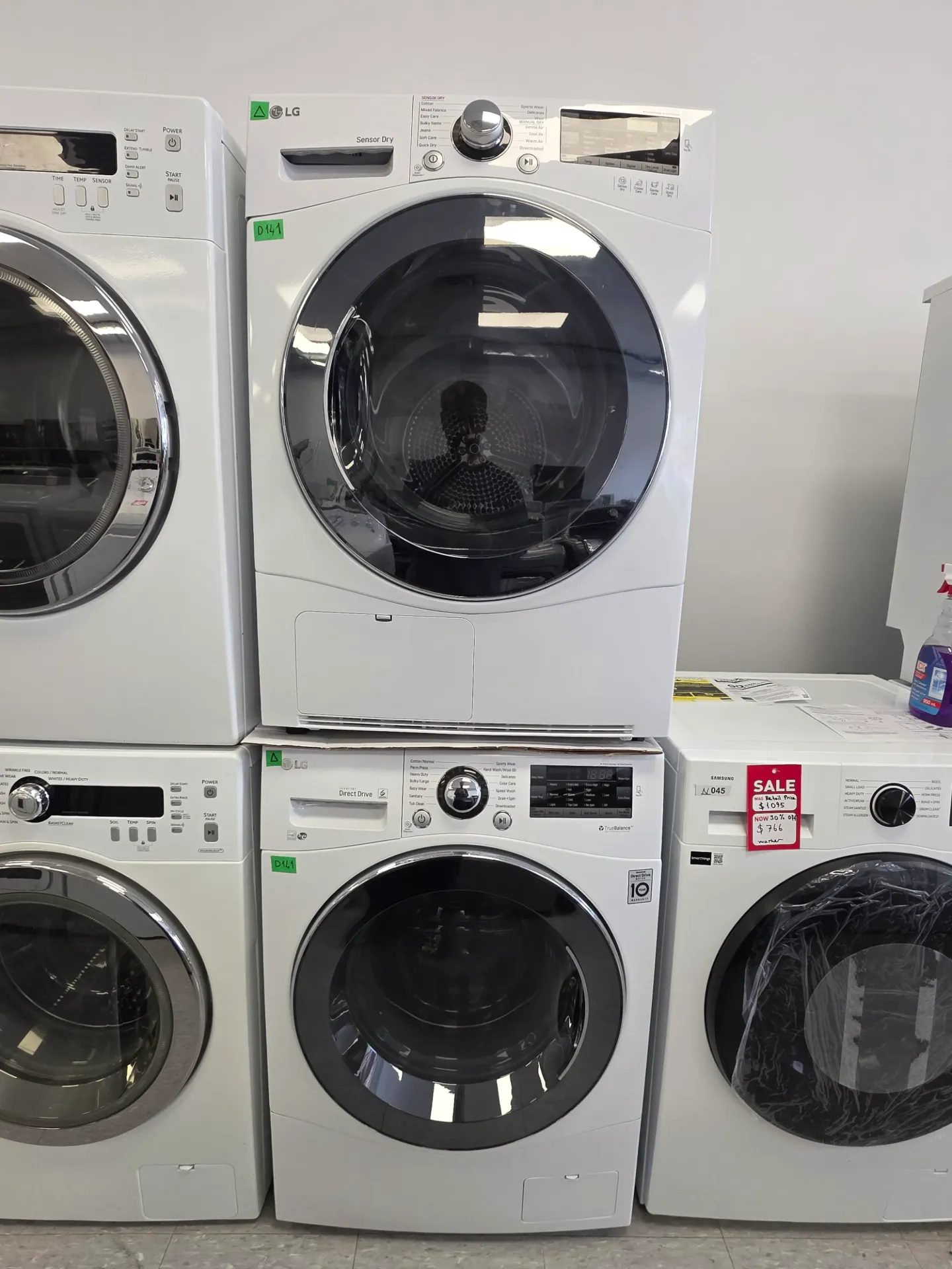LG 24" Front Load Washer and Ventless Dryer Set