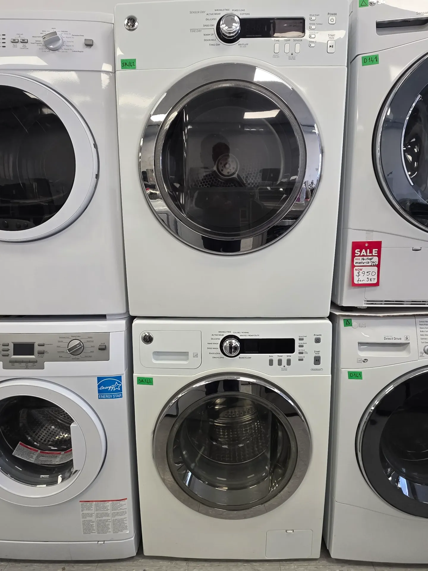 GE 24" Front Load Washer and Dryer Set