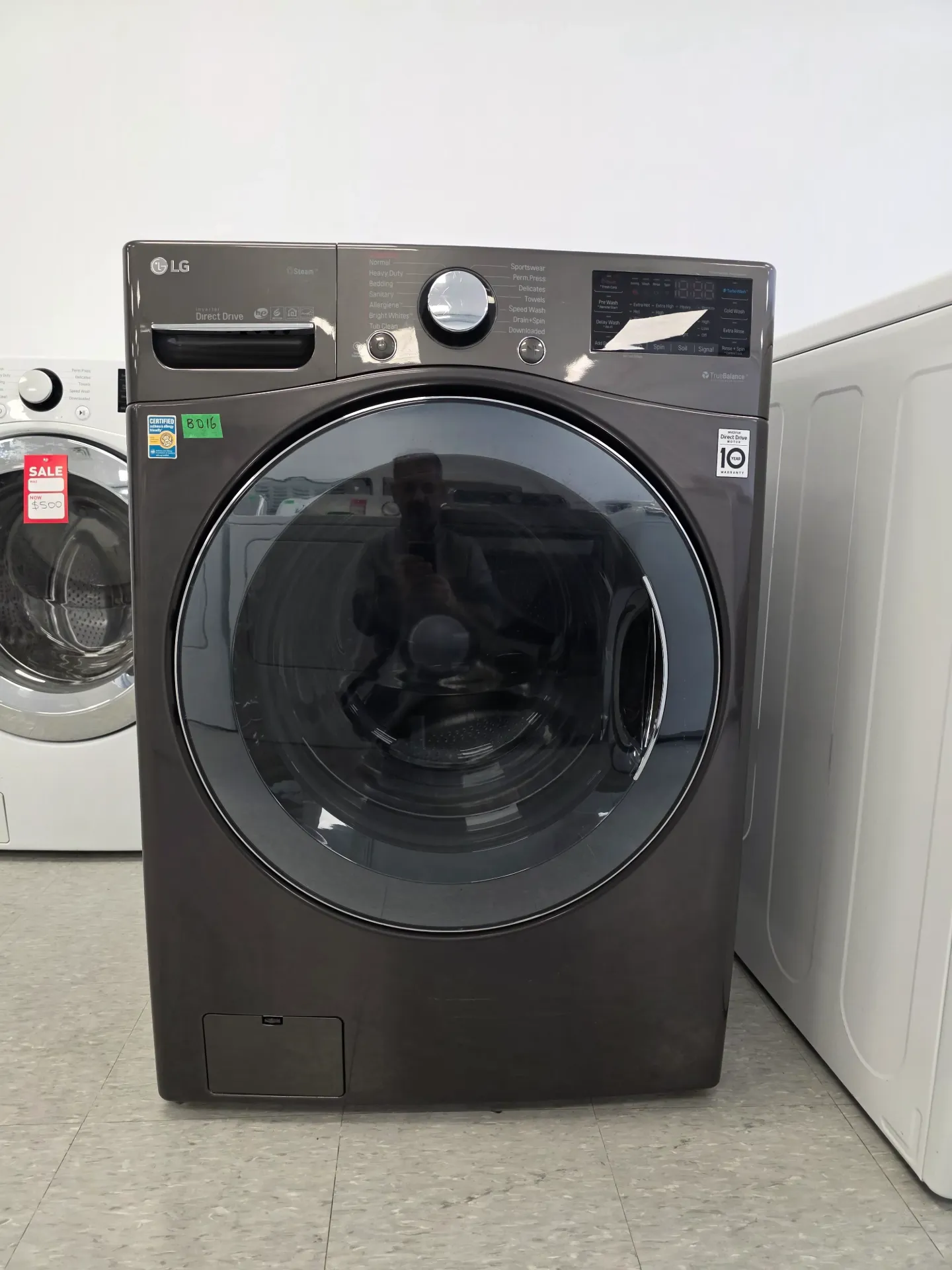 LG 27" Front Load Washer-WM3800HBA