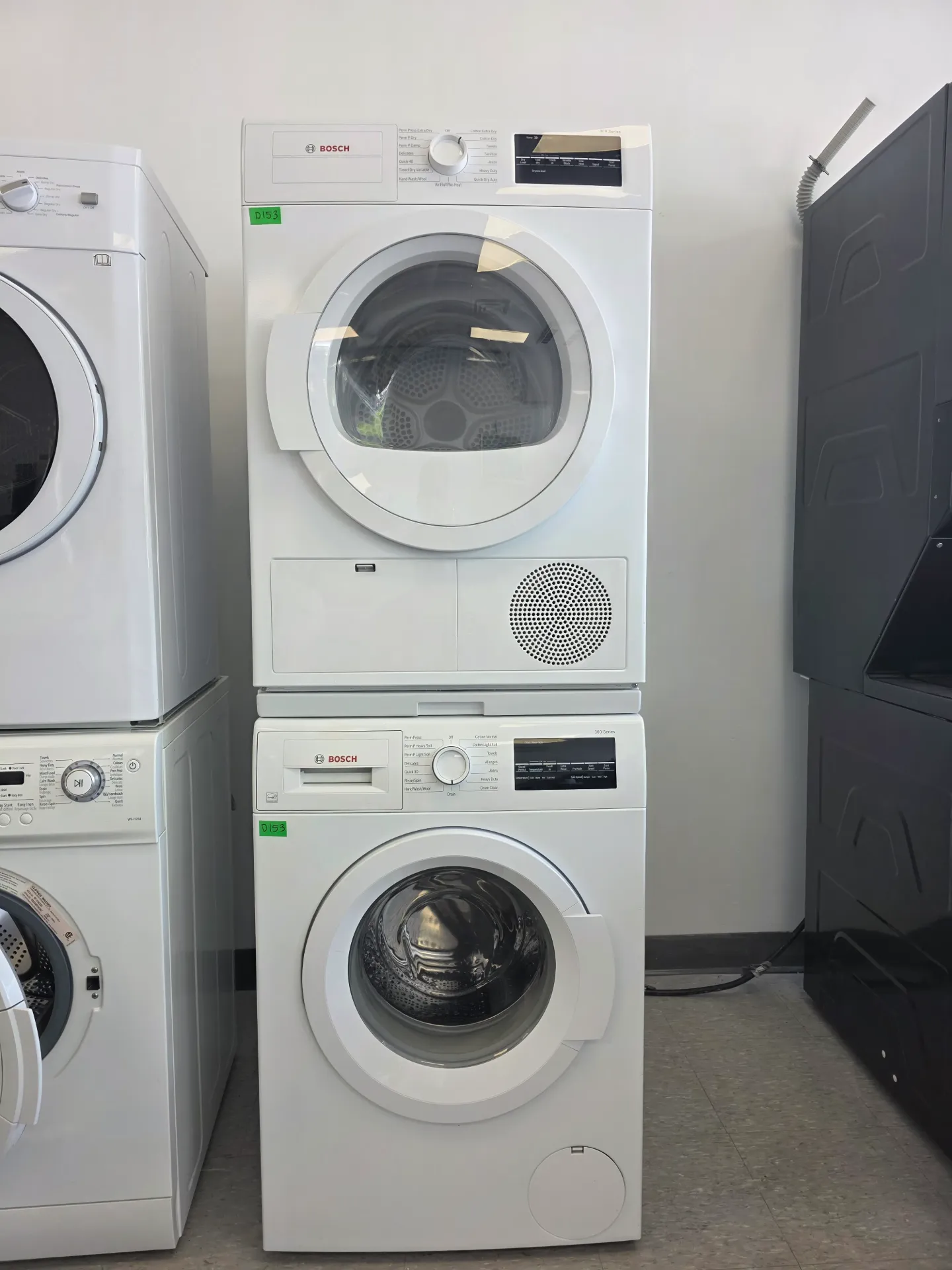 Bosch 24" Front Load Washer and Ventless Dryer Set