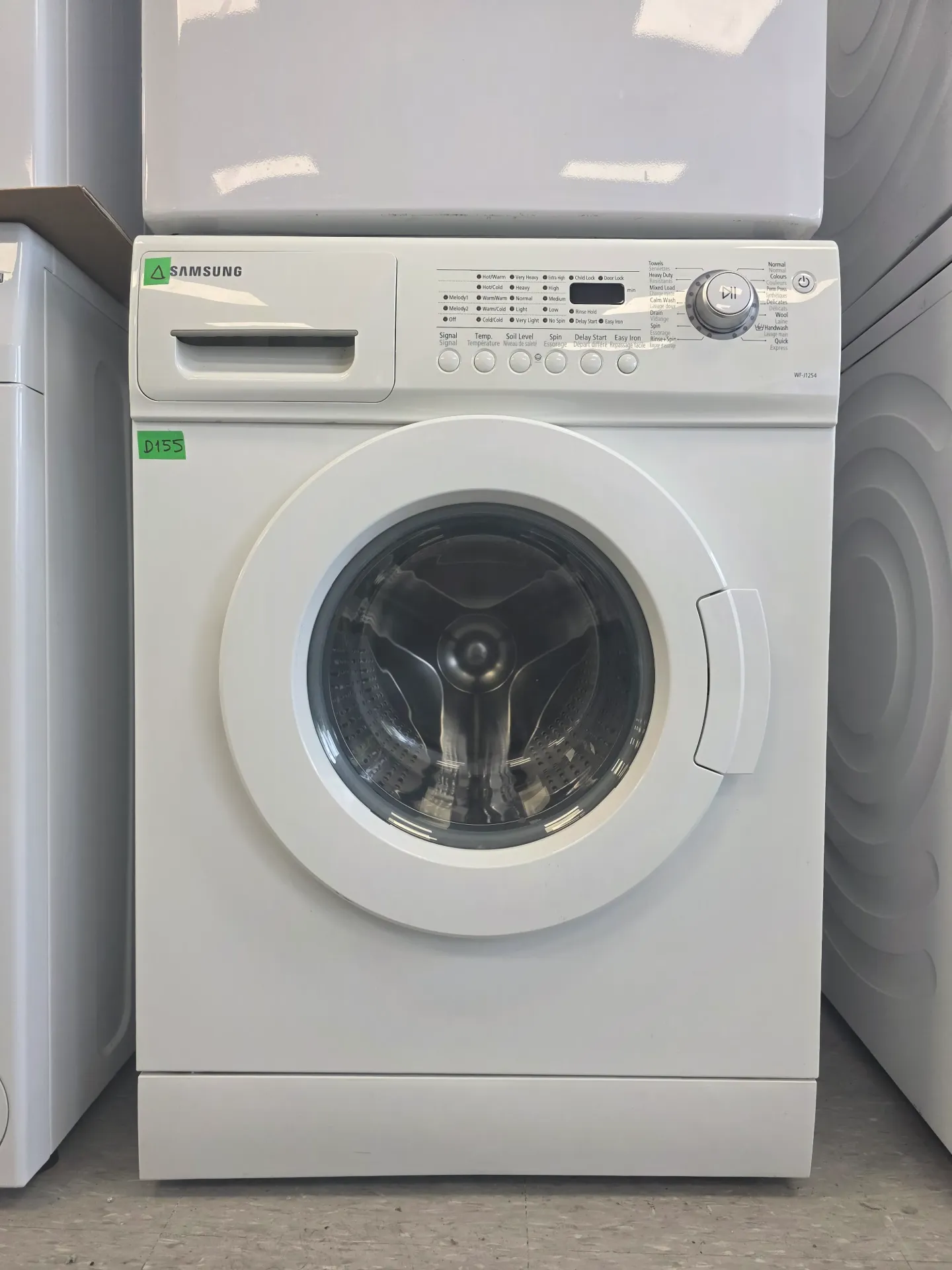 Samsung 24" Front Load Washer-WFJ1254XAC