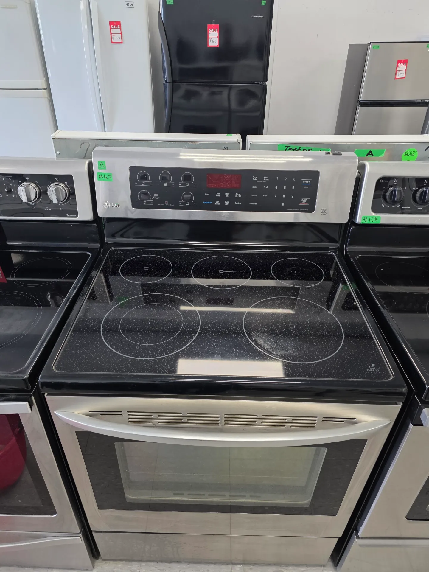 LG 30" Glass Top Range-LRE6383ST