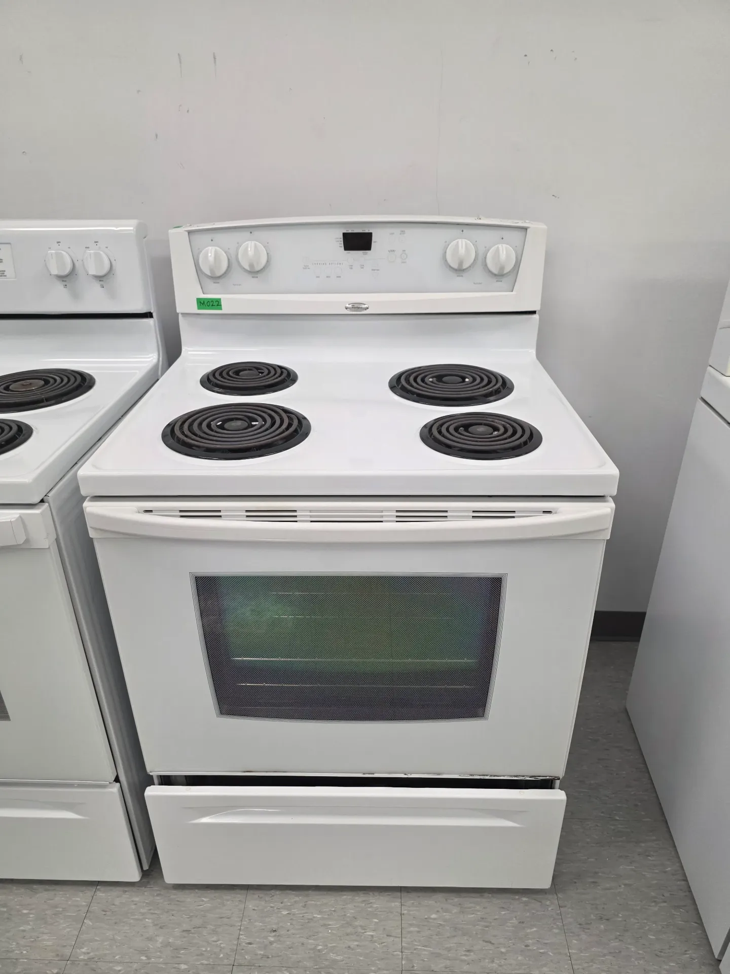 Whirlpool 30" White Coil Top Range - WERE3100PQ
