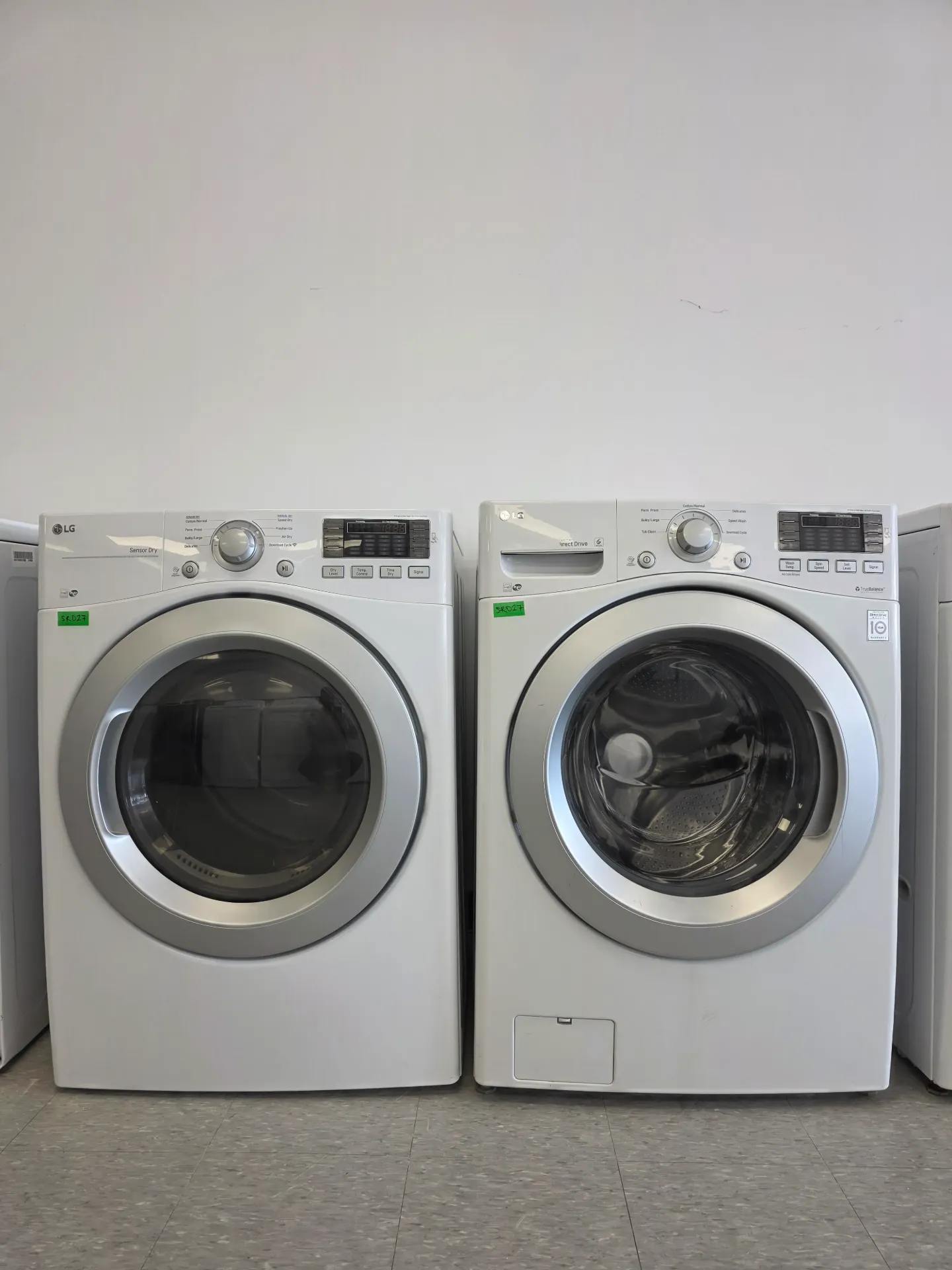 LG 27" Front Load Washer and Dryer Set