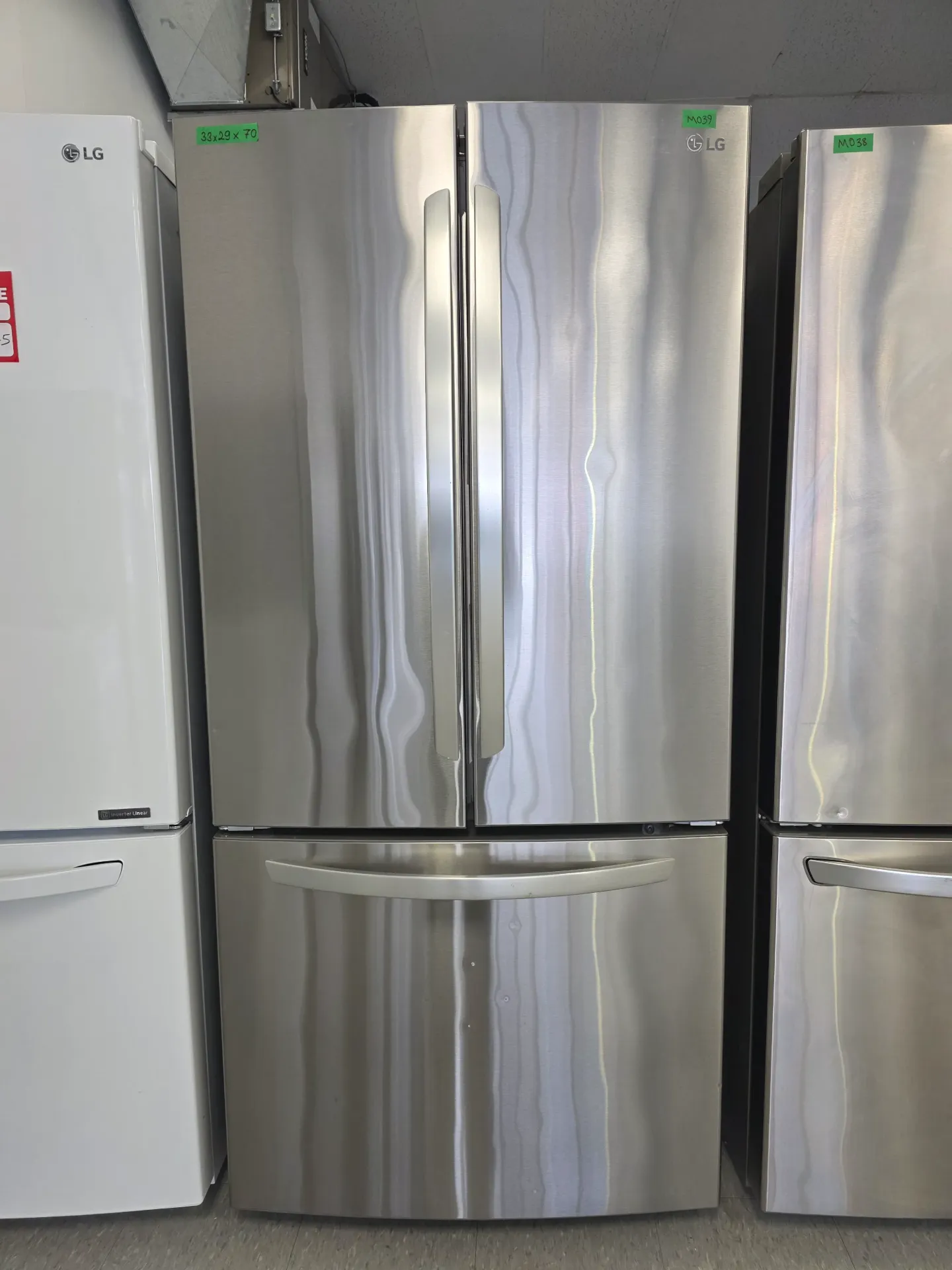 LG 33" French Door Fridge-LRFCS2503S