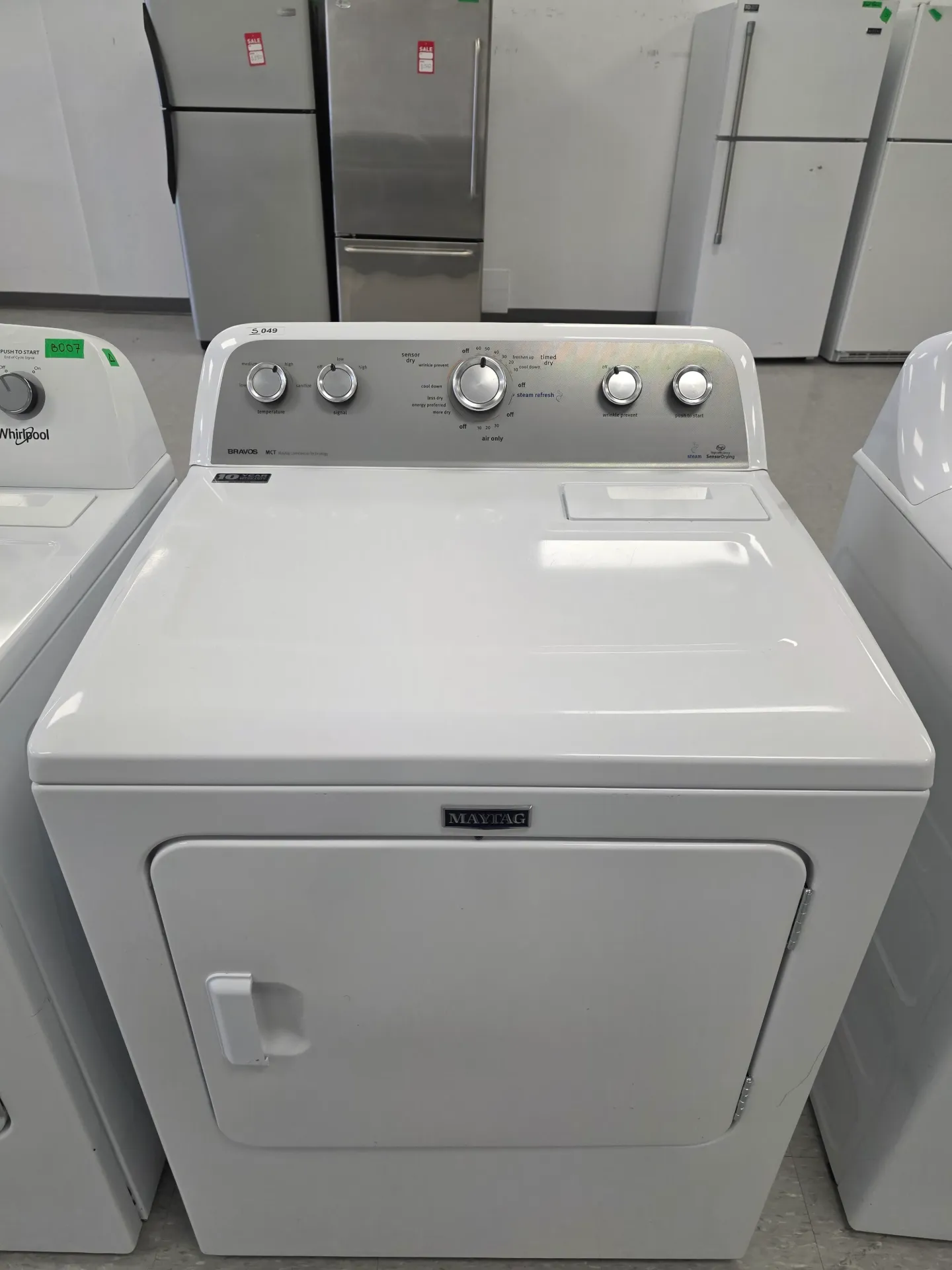 Maytag 29" Top Load Dryer-YMEDX6STBW1